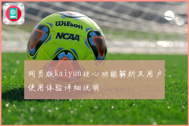 网页版Kaiyun核心功能解析及用户使用体验详细说明